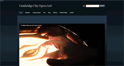 Desktop Screenshot of cambridgecityopera.com